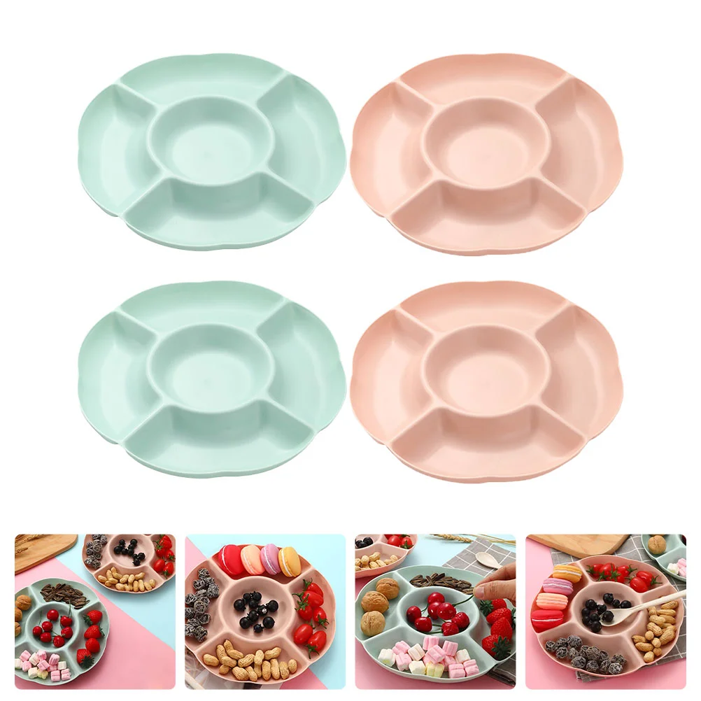 

4 Creative Portable Compartment Dishes Holders for Dining Table
