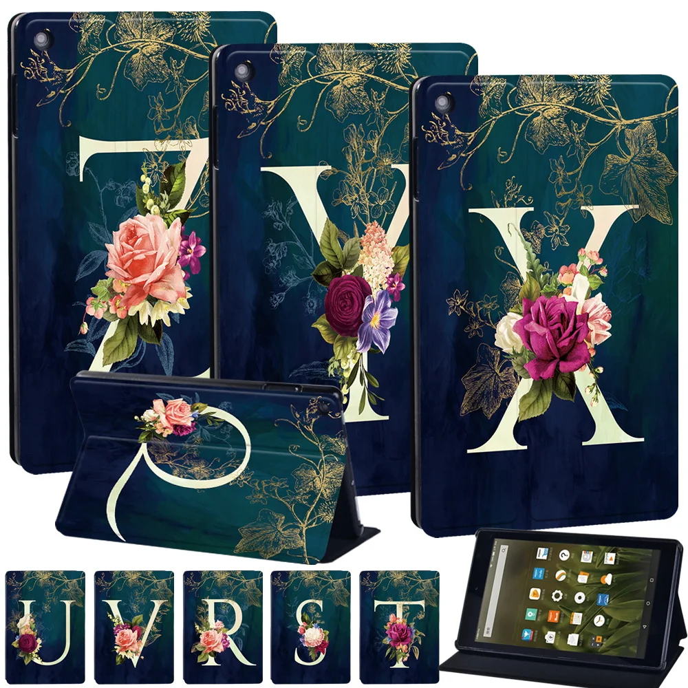 

Чехол-подставка из искусственной кожи для планшета Fire 7 5th 7th 9th/HD 8 6th 7th Gen/HD 10(5th 7th 9th), чехол-книжка для HD 8 plus 10th 2020