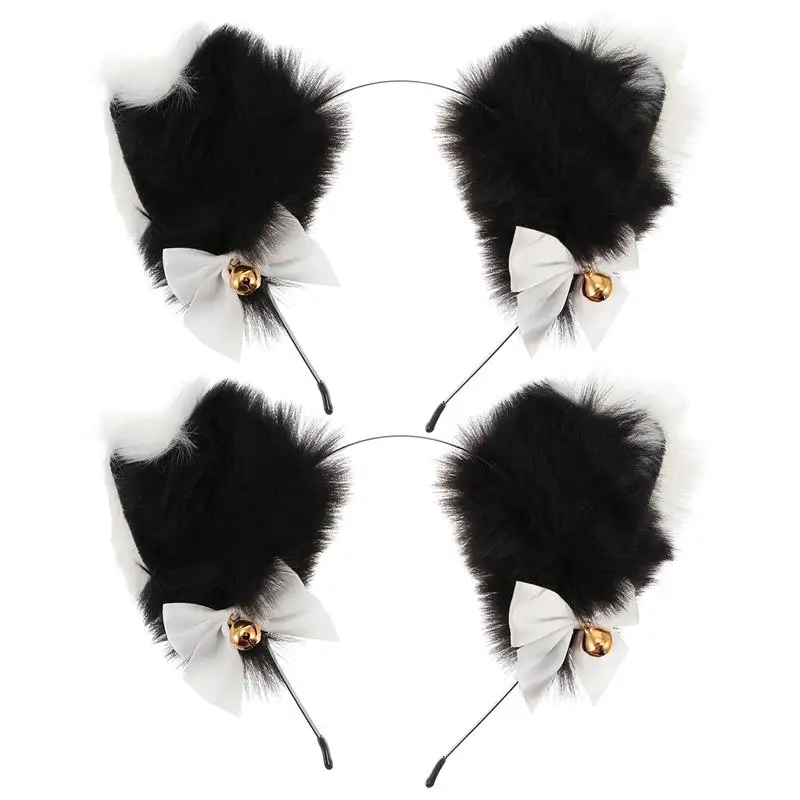 

2 шт., плюшевый головной убор для вечерние