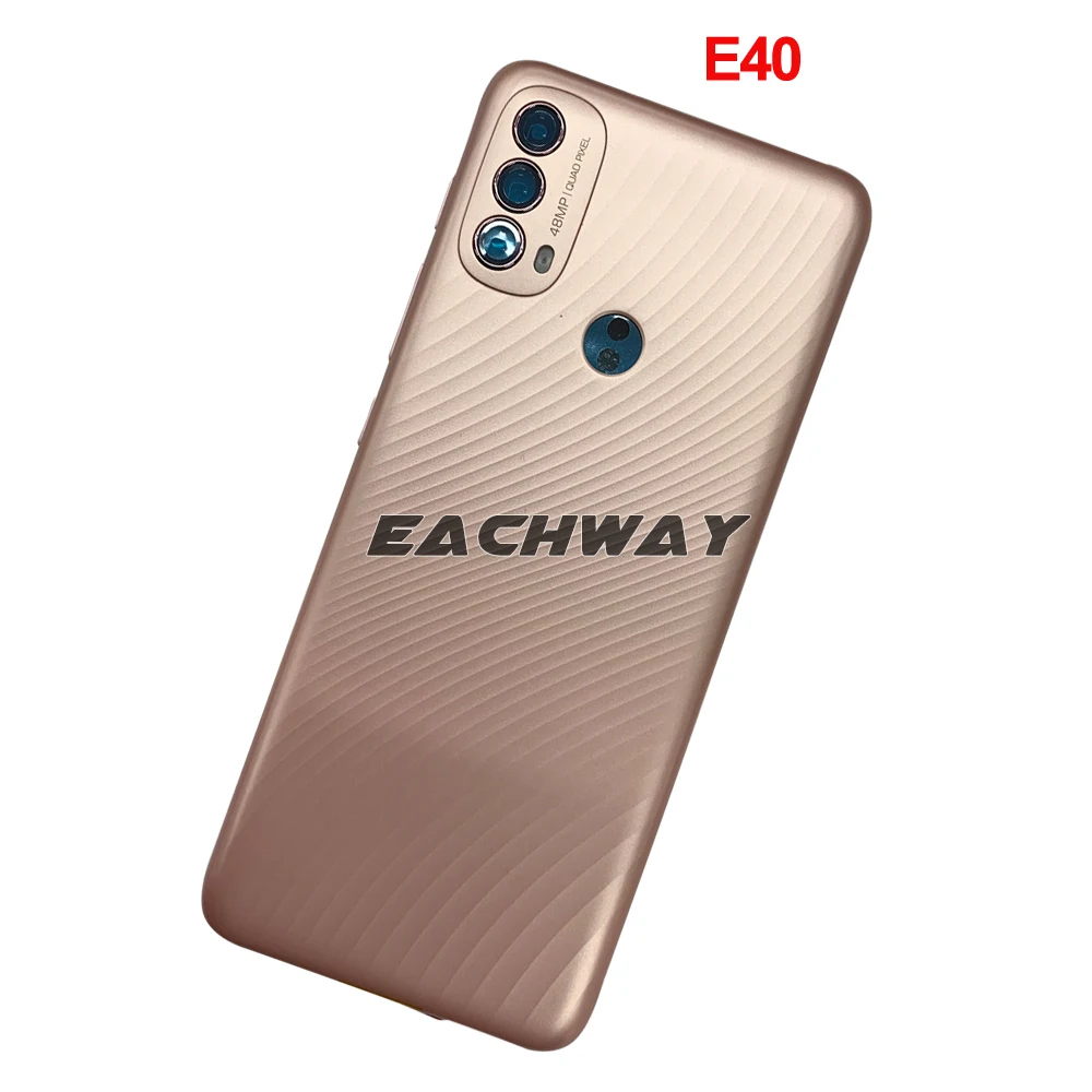 Новый 6 5 &quotдля Motorola Moto E20 крышка батарейного отсека для E40 задняя корпус с