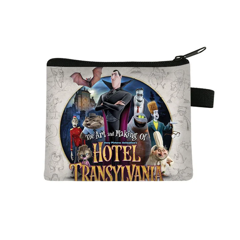 

Hotel Transylvania anime coin purse key kids student cute fashion card bag polyester storage bag kids-like simple innocence