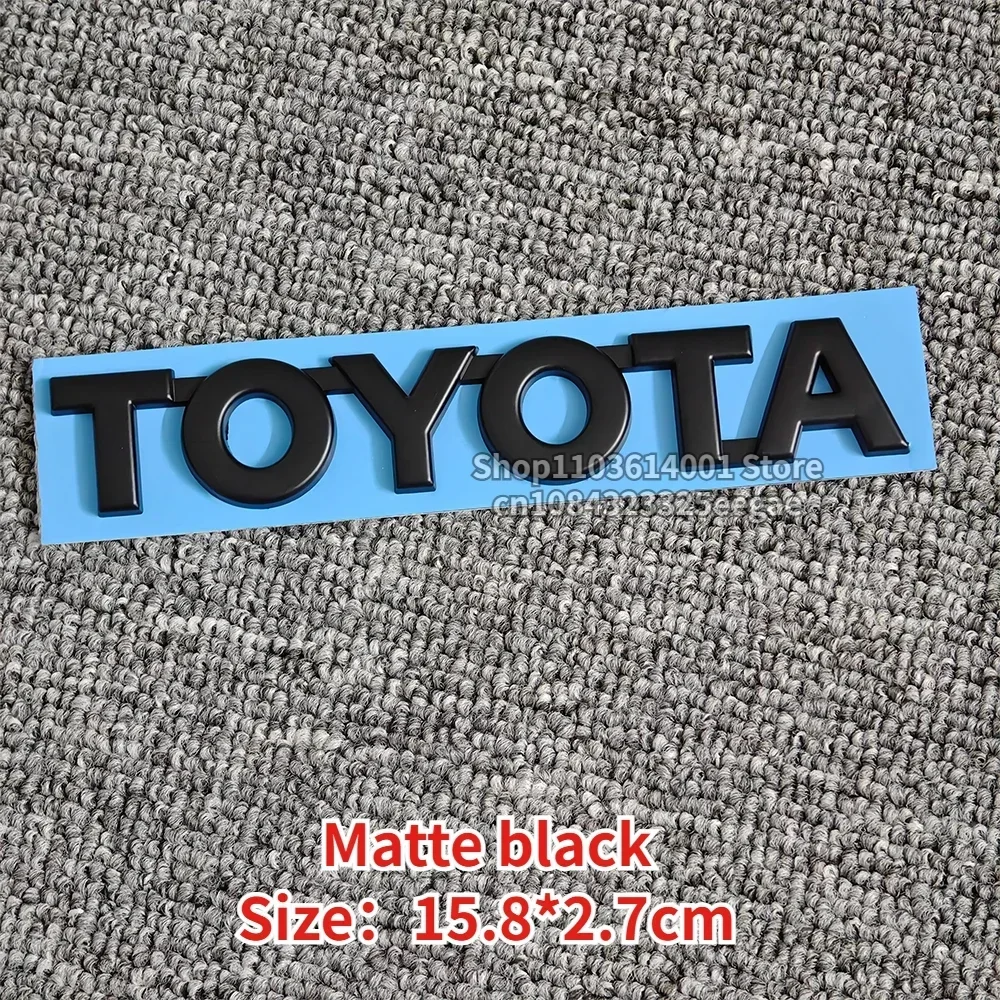 

Задняя эмблема багажника с буквами для Toyota, замена RAV4 Corolla Camry Prado REIZ CHR 86, Avalon Highlander Verso Tacoma