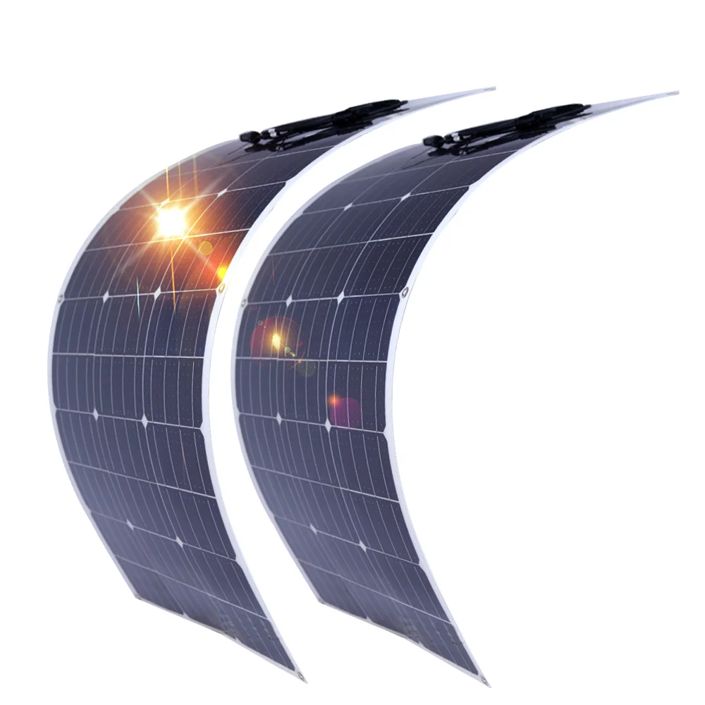 

100w 200W 300W 400W 600W Solar Panel 18V Monocrystalline Solar Cell 12V Battery Charger For Car RV Boat