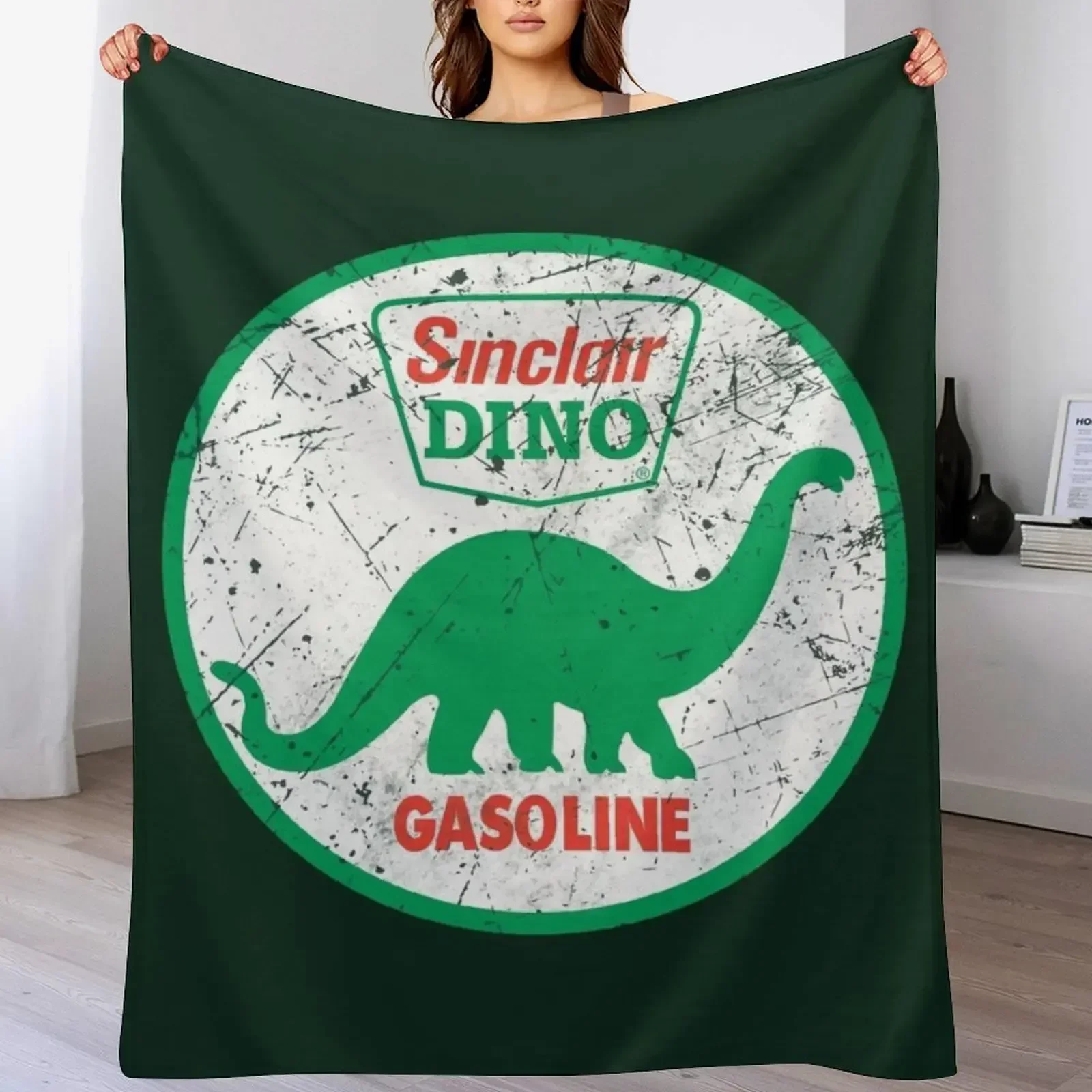 Одеяло Sinclair Gasoline Dino лохматое детское одеяло