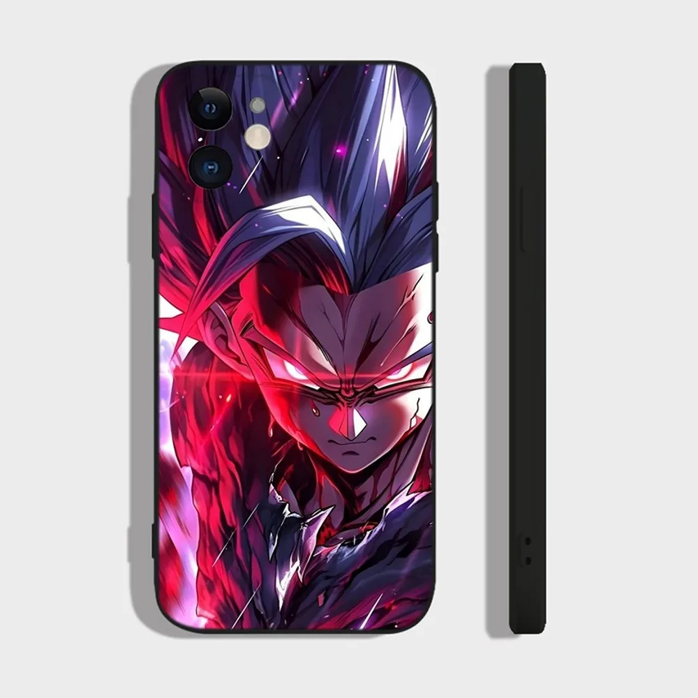 Чехол для телефона с аниме D-DragonS Goku B-BallS iPhone 16 15 14 13 12 11 Plus Pro Max XR XS X 7 8 SE Mini мягкий