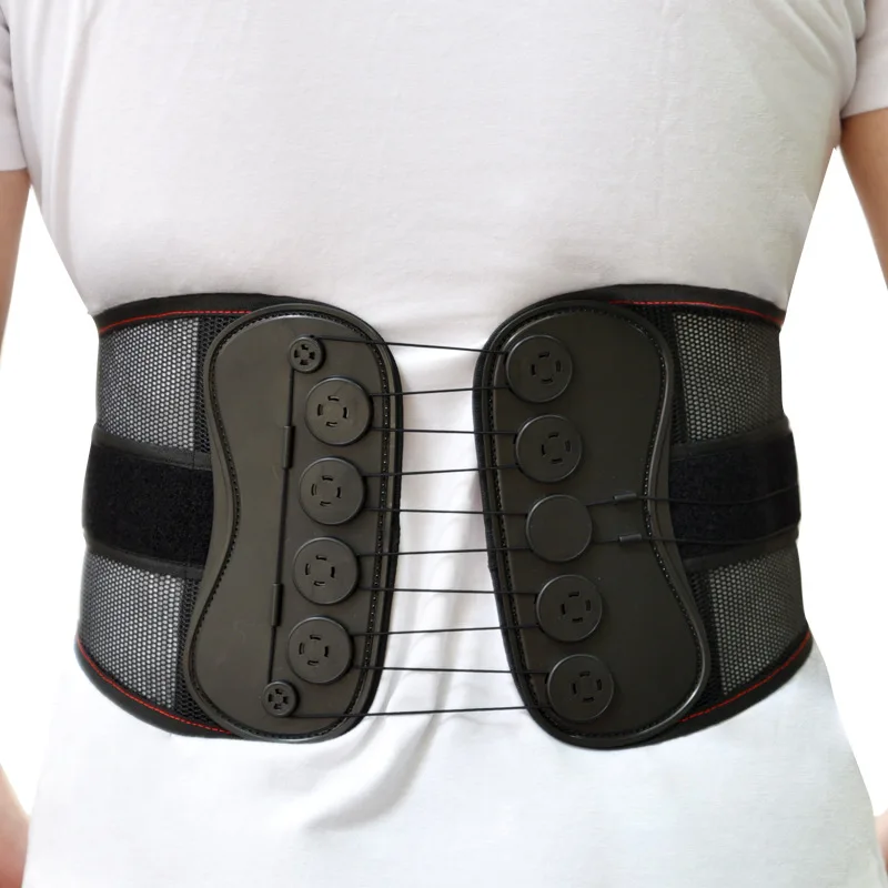 Pulley System Neoprene Breathable Mesh Waist Spine Posture Corrector Orthopedic Lumbar Lower Back Brace&Support Belt Pain Relief