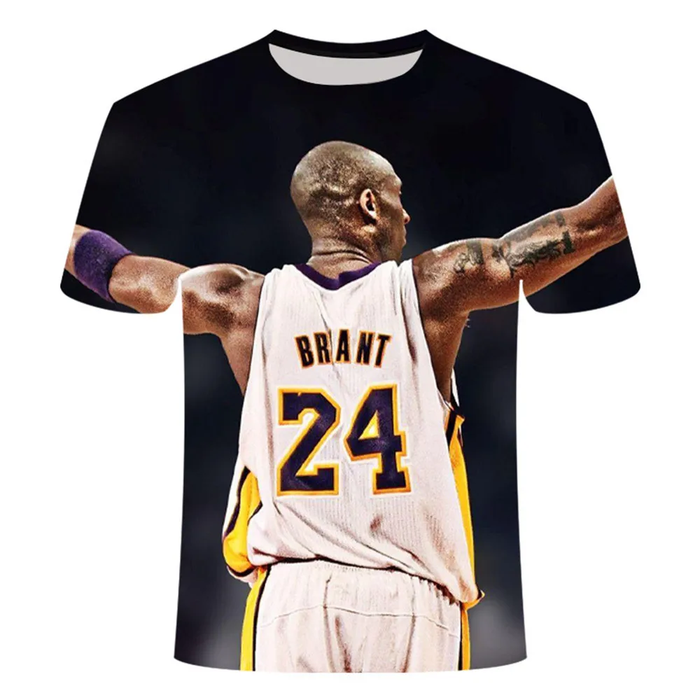 

Kids Basketball T-shirt with Short Sleeved Casual Oversized T-shirt High Brand 3D T-shirt for Boys Polyester Sports Hippie