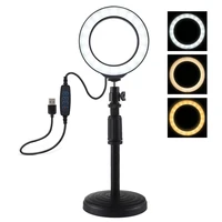 desktop led ring light tripod for makeup ring lights for photography tripod with lamp for vlog youtube video broadcast liveshow