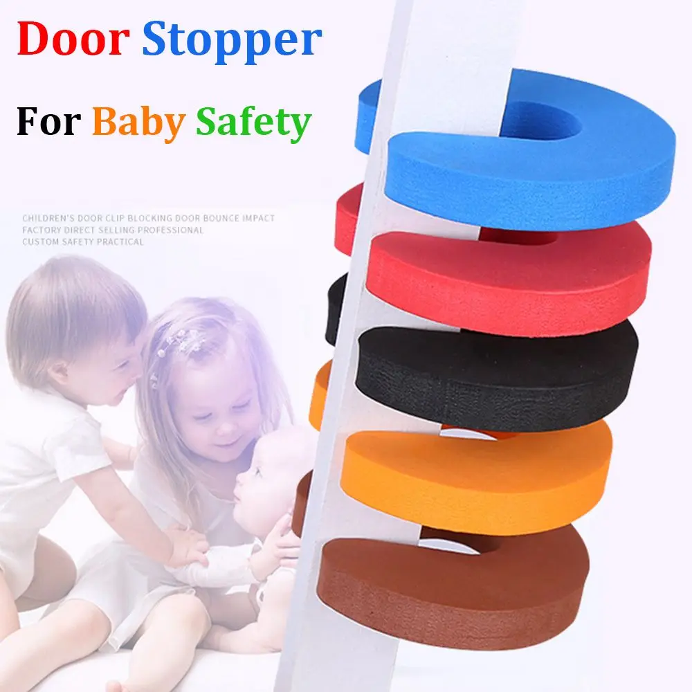 

4PCS New Kitchen Bedroom Soft Foam Finger Protector Guard Baby Kids Safety Door Stopper
