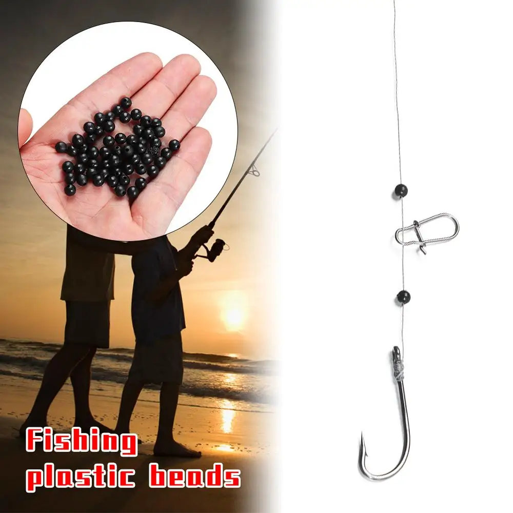 

Высококачественные заглушки, поплавки для морской ночной рыбалки, бусины, мягкие и твердые черные круглые