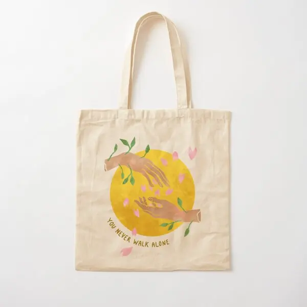 

Ynwa Cotton Canvas Bag Fashion Handbag Shoulder Bag Fabric Ladies Women Designer Reusable Shopper Travel Printed Unisex Tote