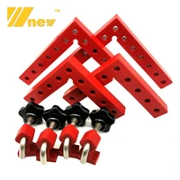 2pcs abs right angle l shaped auxiliary fixture positioning panel fixing clip corner clamp for making picture framesboxcabinet