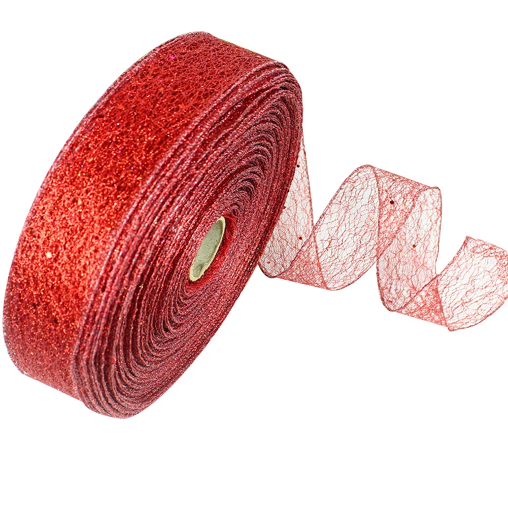 

Ribbon Christmas Ribbon Bedroom Christmas Decoration Christmas Ribbon Gold Ornament Red Xmas Ribbon High Quality
