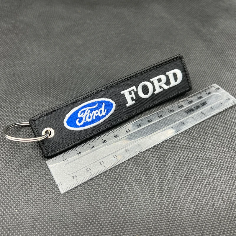 Автомобильный брелок Модифицированная вышитая бирка ремешок для ремня подарок