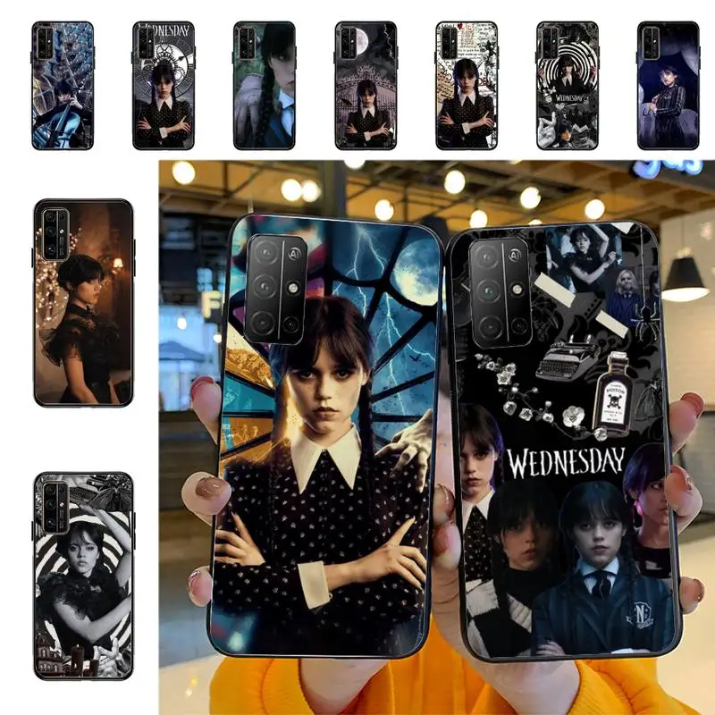 

Wednesday Luxury Protection Phone Case for Huawei Honor 10 i 8X C 5A 20 9 10 30 lite pro Voew 10 20 V30