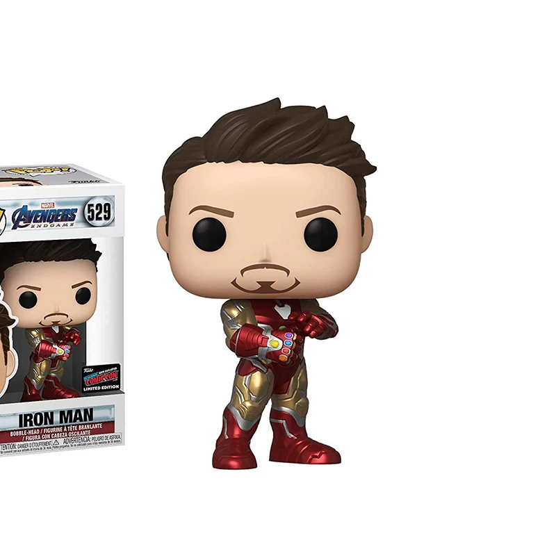 Экшн-фигурка Funko pop Marvel мстители Тони #449 Железный человек #126 #529 #580 коллекционные