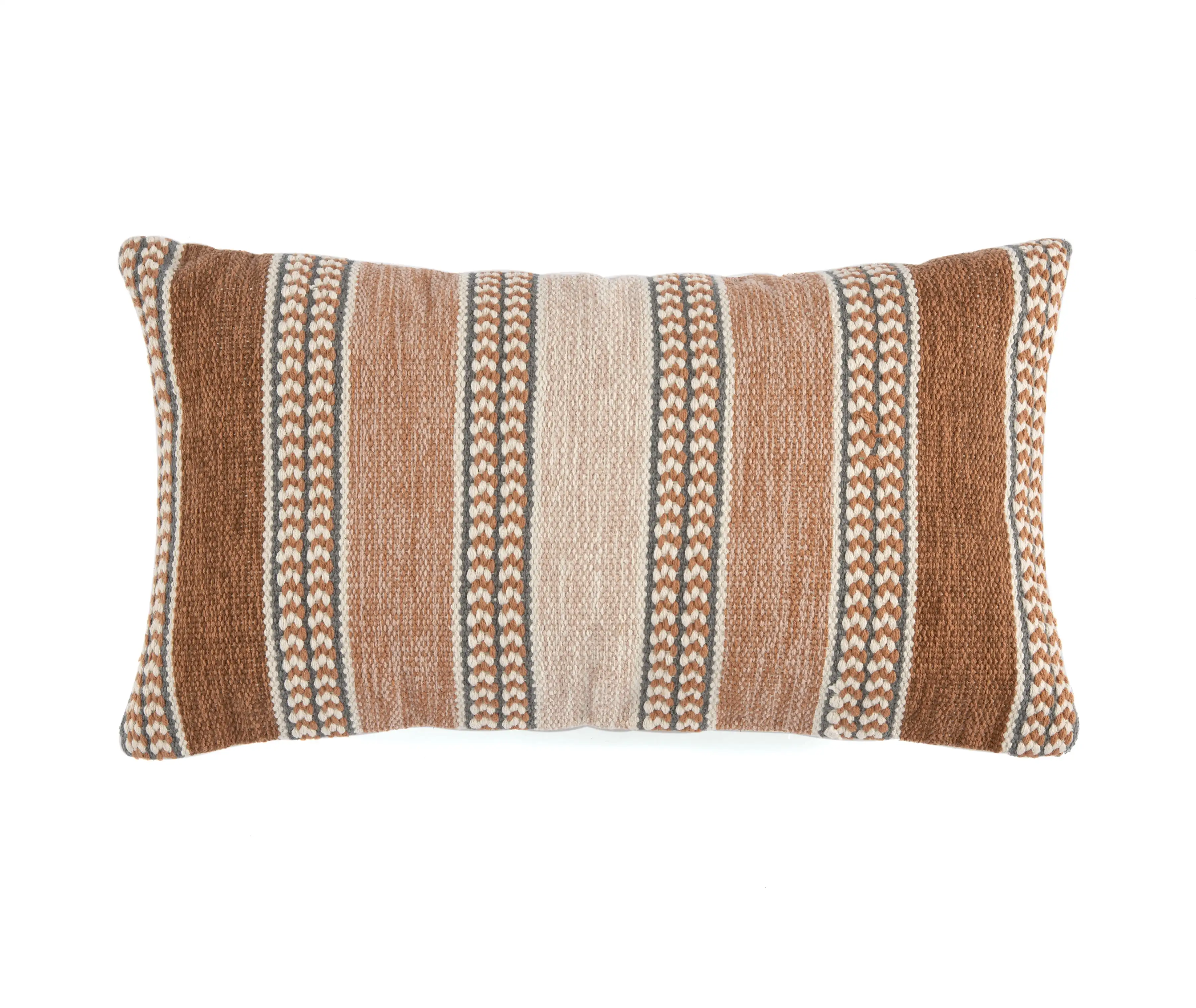 

Haven Textured Striped Lumbar Decorative Pillow -