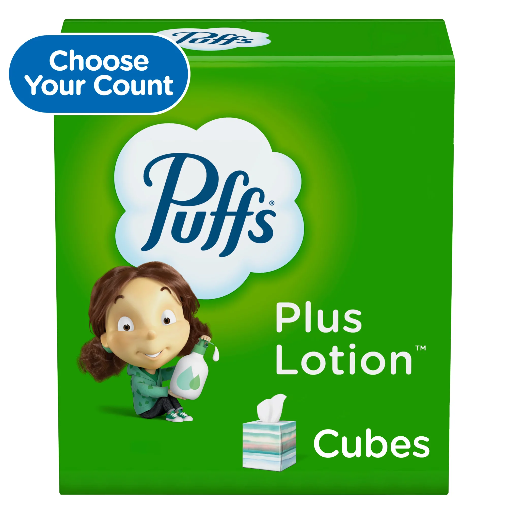 

Одноразовые салфетки для лица Puffs Plus, 4 мега, 72 салфетки в коробке