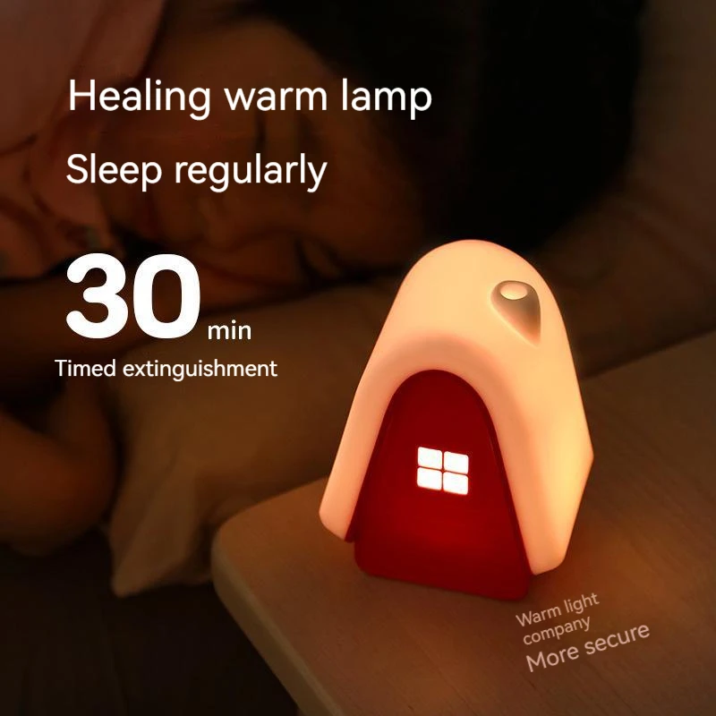 

Креативный Снежный ночник, атмосферная Настольная лампа с USB-зарядкой, силиконовый гелевый мультяшный светильник для детской комнаты, прик...