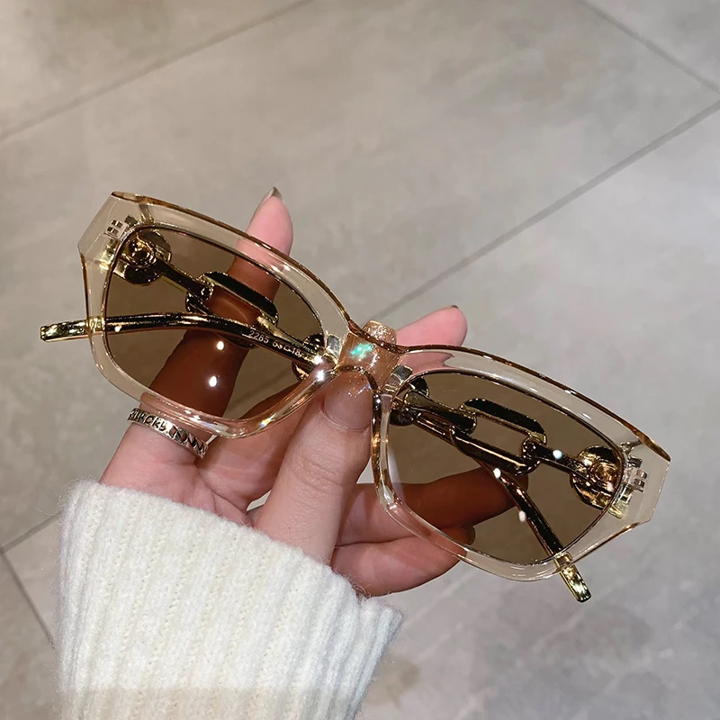 

Popular Women Cat Eye Sunglasses 2022 Trendy Fashion Colorful Female Shades Sun Glasses Top Brand Ladies Eyewear
