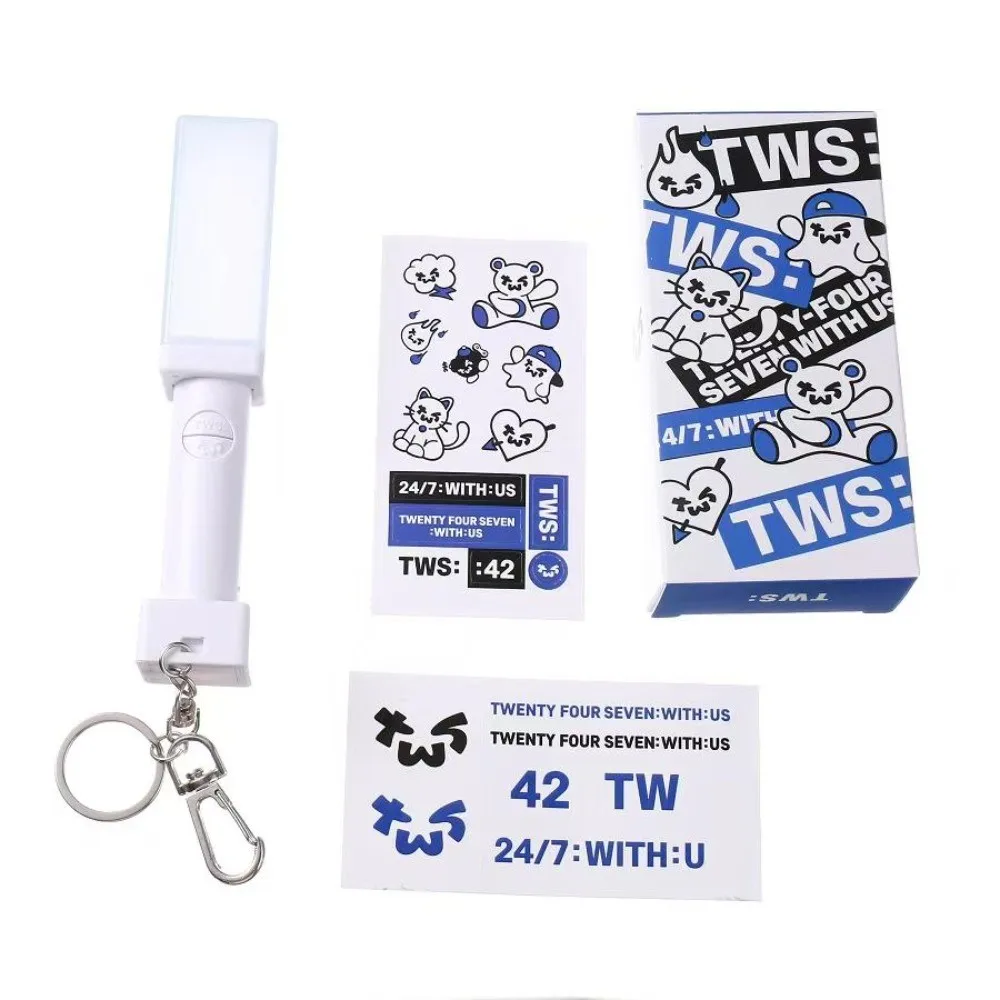 

Kpop Idol TWS Mini Lightstick Брелок для ключей с поддержкой светящихся палочек (необходимо купить установку аккумулятора AG3 самостоятельно)