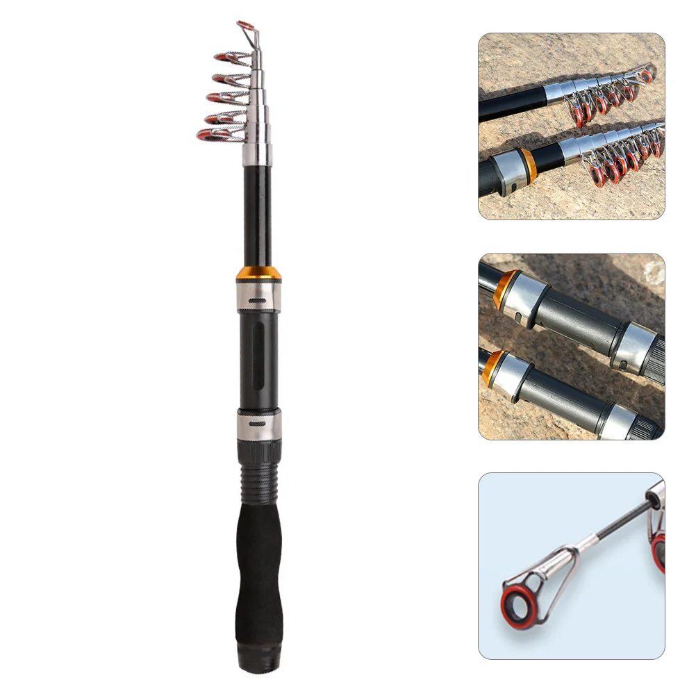

Rod Pole Ice Angling Portable Winter Short Mini Collapsible Kit Practical Outdoor Stick Smores Ultra Carbon Professional