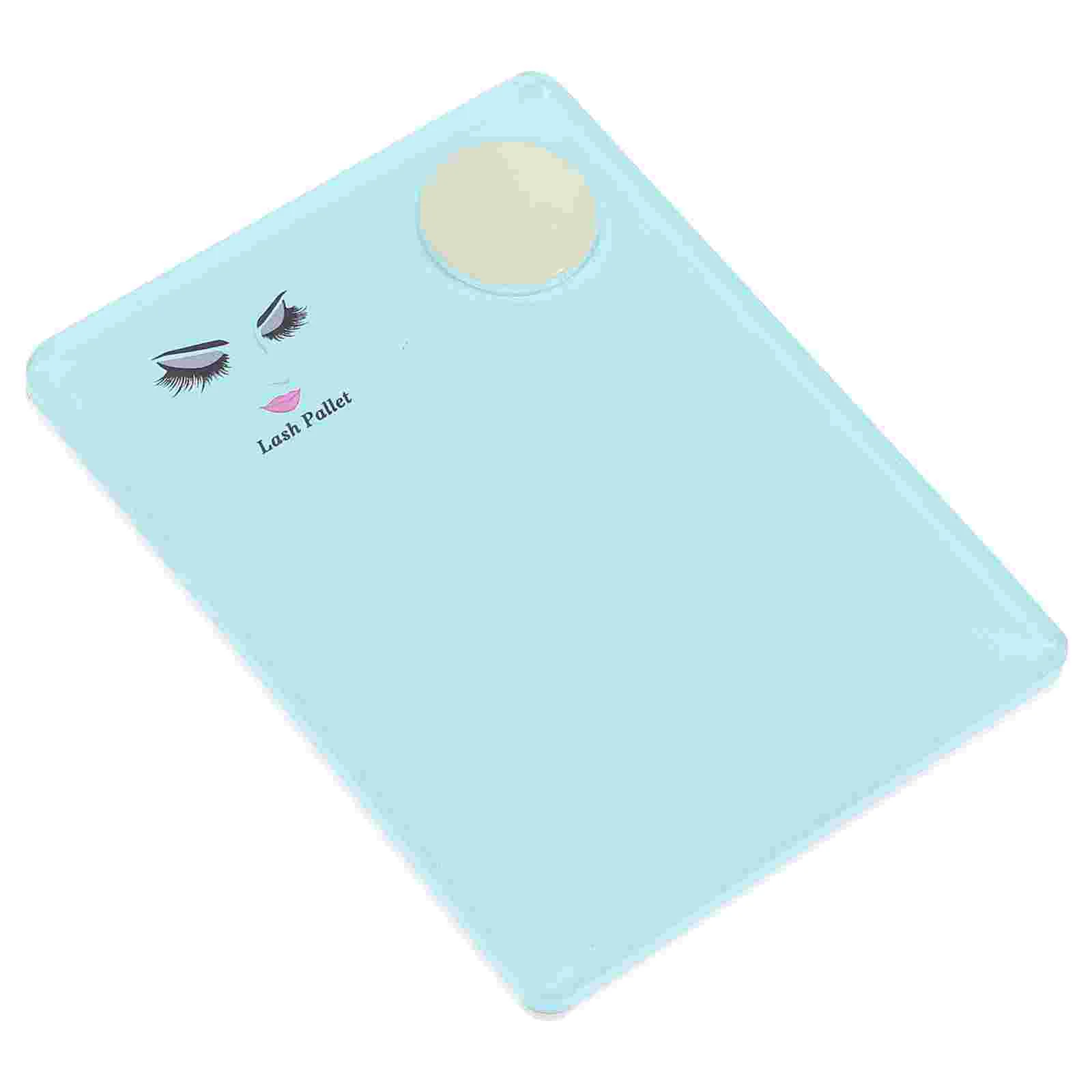

1Pc Eyelash Jade Stone Lash Extension Stand Forehead Glue Pallet Eyelash Glue Stand Tray Lash Pallet