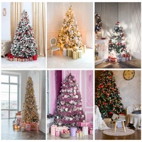 christmas indoor theme photography background christmas tree children portrait backdrops for photo studio props 21520 ydh 04