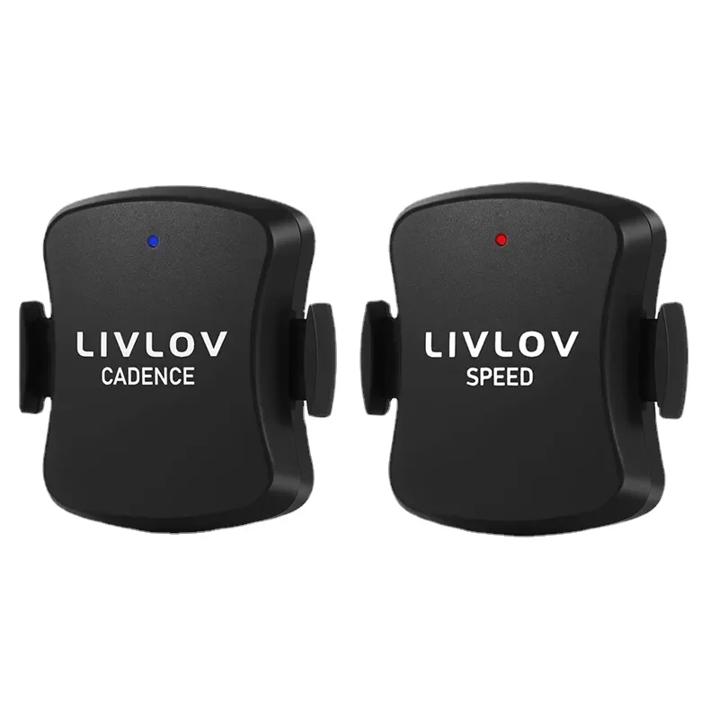 

LIVLOV V2 Bike Cadence and Speed Sensor Bluetooth ANT+ Wireless Cadence Sensor IP67 Waterproof Cycling RPM Sensor for Fitness