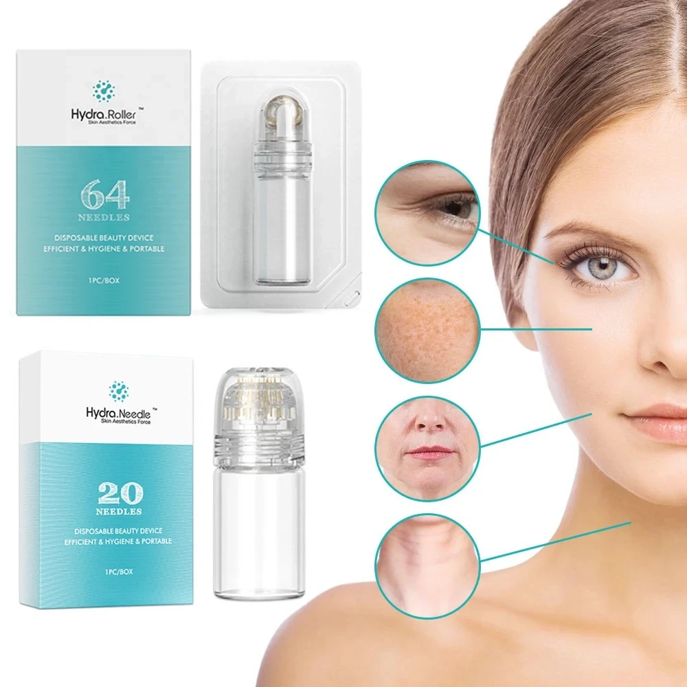 Гидравлическая игла 64/гидрата 20 золотая титановая Дерма штамп Красота Сыворотка