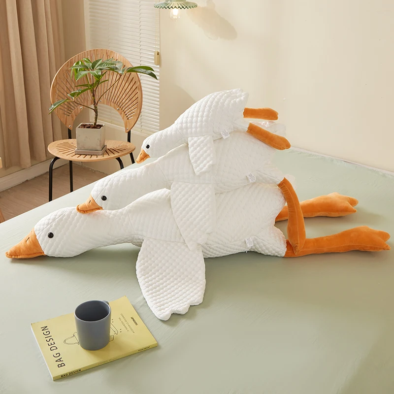 

2022 New Bingmo Doudou Net Red Big White Goose Nap Pillow Doll