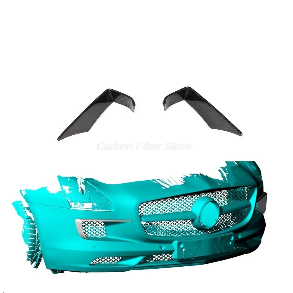 

Carbon Fiber C197 Front Fog Lamp Vents Trim Flats for Mercedes Benz R197 SLS AMG GT 2010-2014