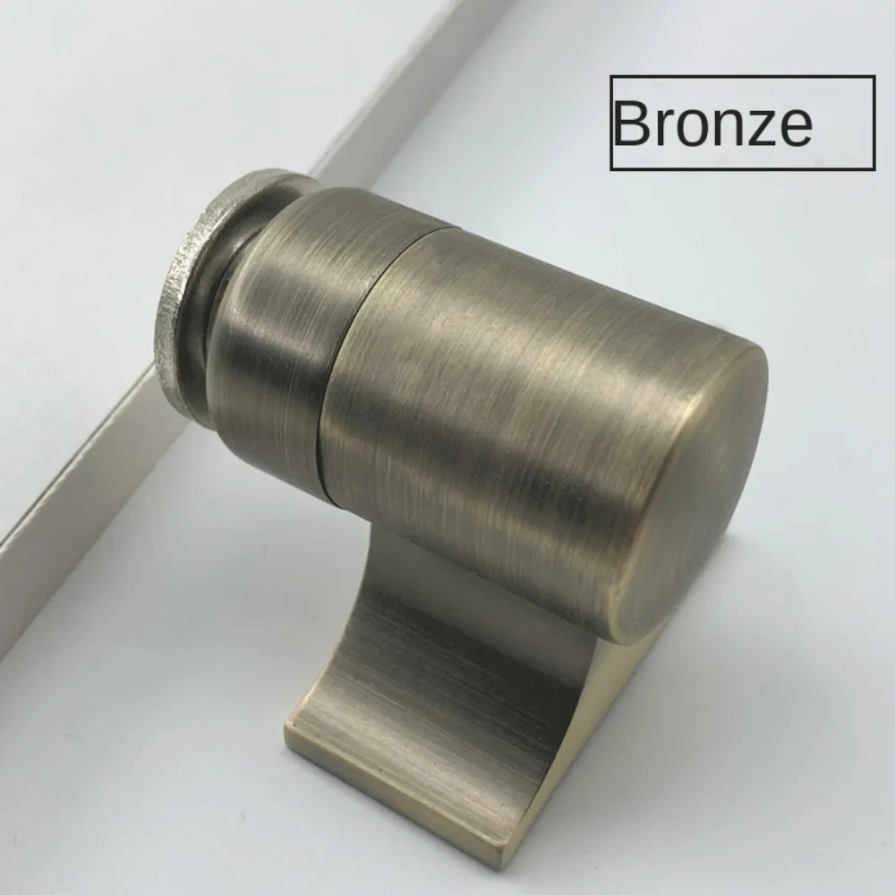 Напольный невидимый дверной присос из нержавеющей стали. Простая установка.