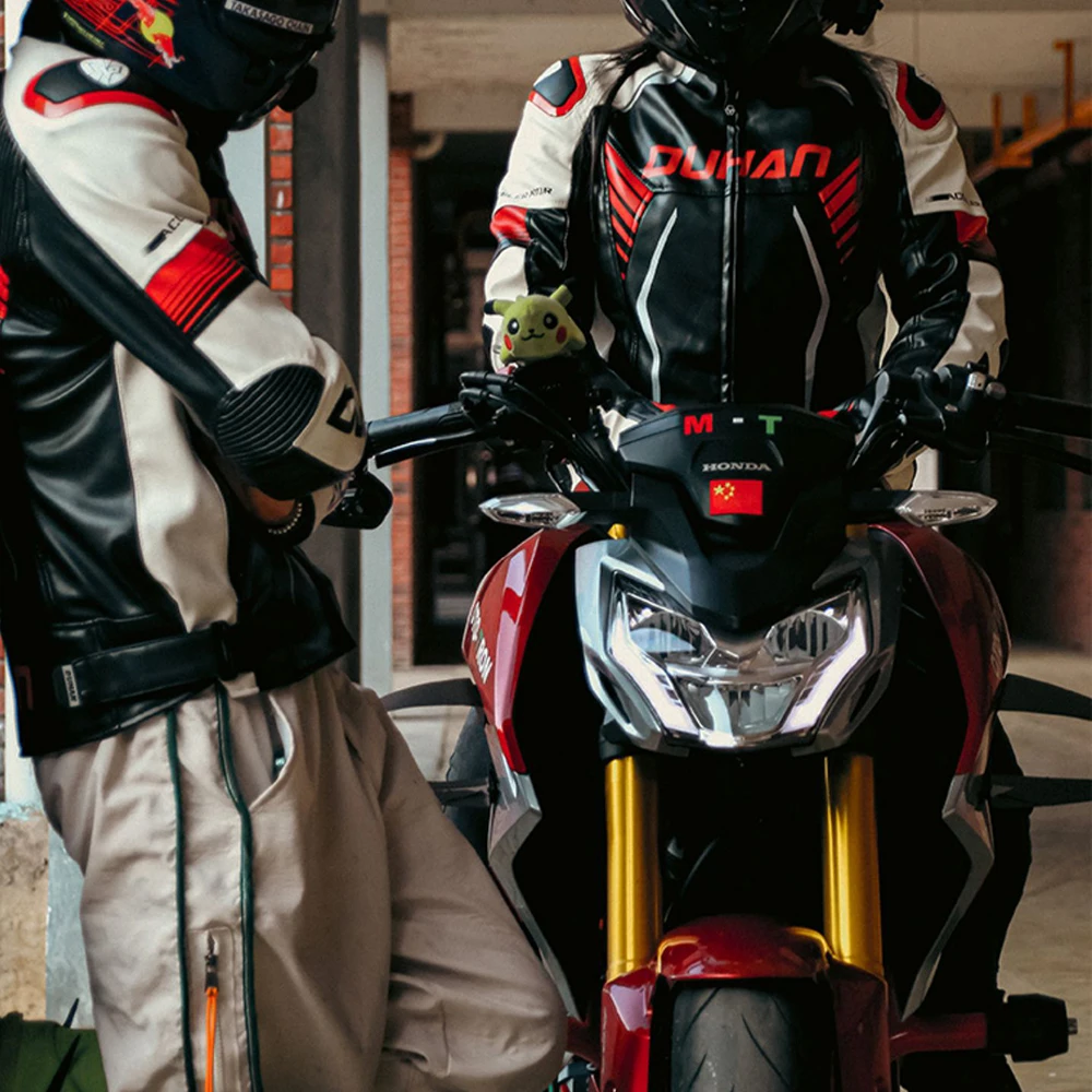 Утепленная мотоциклетная кожаная куртка ветрозащитная зимняя из искусственной