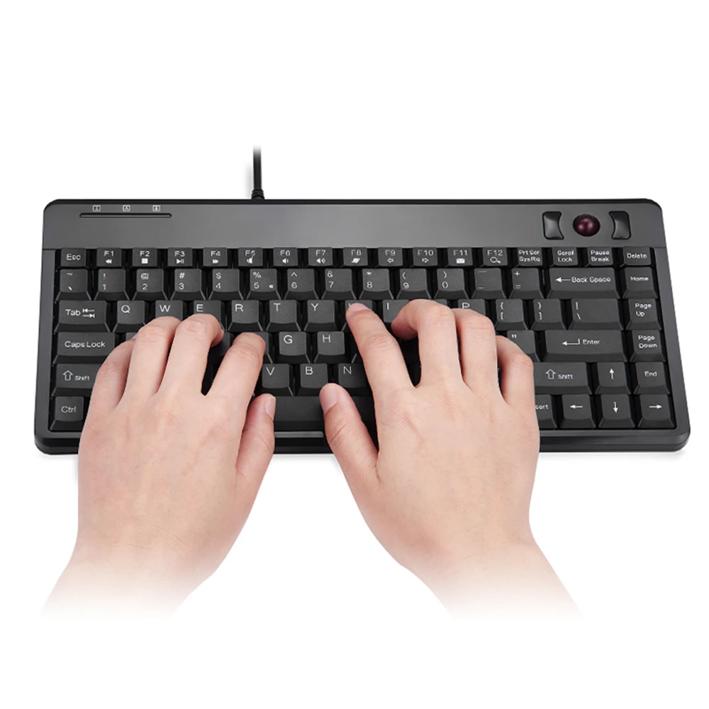 Оригинал для Perixx PERIBOARD-505H USB проводной мини-телефон с 2 USB2.0 HUB промышленная