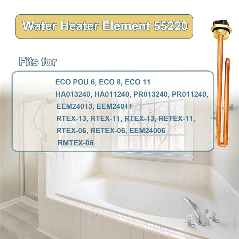 2 упаковки водонагревателя HE 55220 подходит для Ecosmart ECO POU 6 8 11 электрический