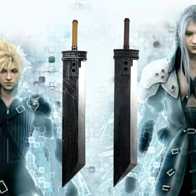

108cm Zack Fair Sword Weapon Final Fantasy 7 VII Sword Cloud Strife Buster Sword Cosplay 1:1 Game Remake Sword Knife Safety PU