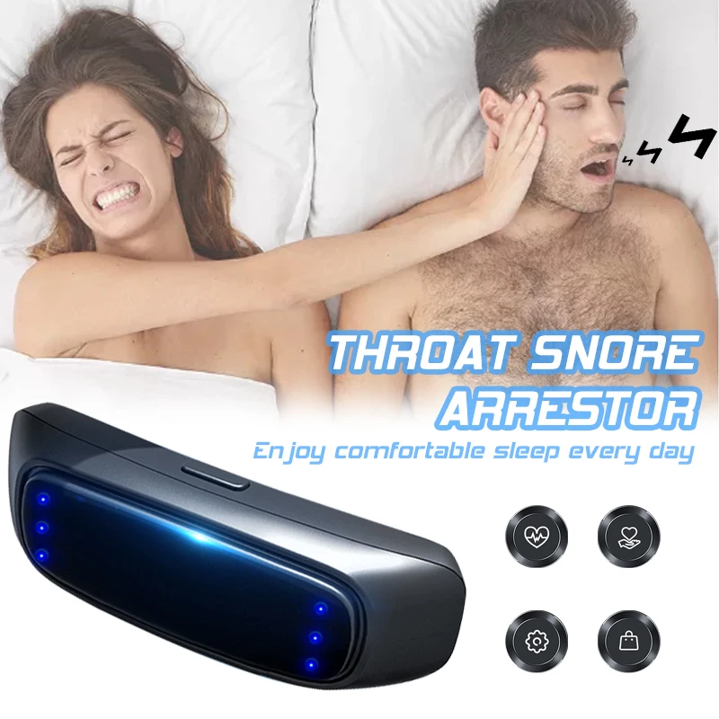 

Smart Anti-snoring Device Portable Electric Ear Hook Comfortable Sleep Well Stop Snore Health Care Sleep Apnea Aid Household Hot