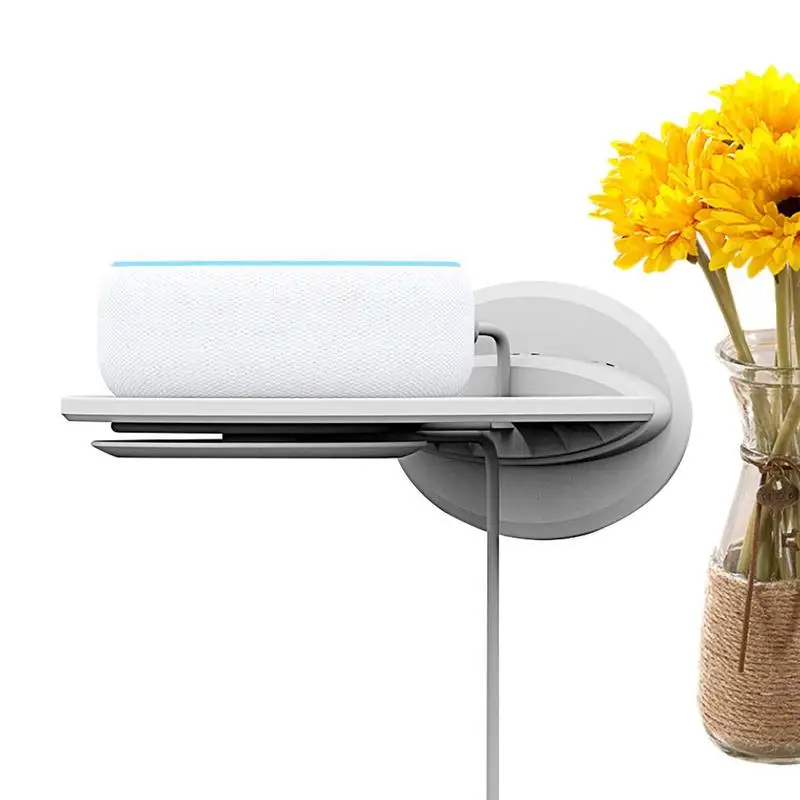 

Speaker Mount For Wall No Punching Bracket For Echo Smart Speaker Home Speaker Accessories For Bedroom Bathroom Living Room
