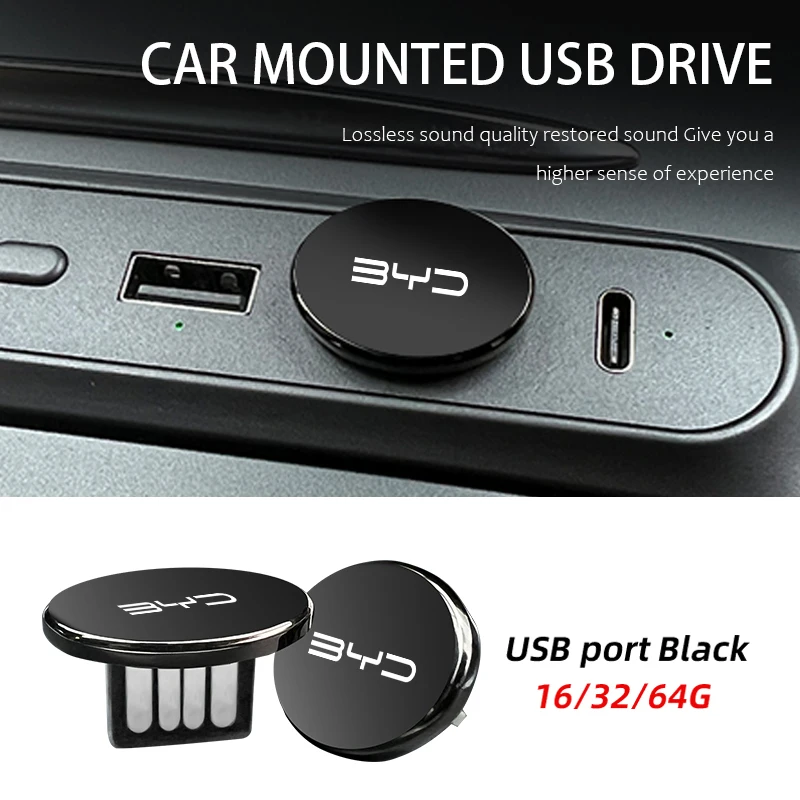 Автомобильный USB-накопитель на 64 ГБ 32 16 карта памяти Ранд для BYD F3 I3 F0 F6 S6 S8 E5 E6 G3 G6 L3