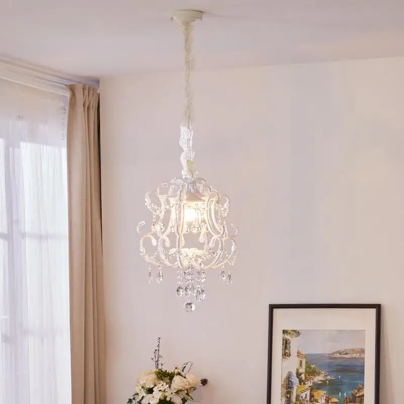 

Маленькая Хрустальная люстра, Итальянский ретро светильник в форме капли воды, Роскошная лампа для гостиной, спальни, крыльца, прихожей, ресторана