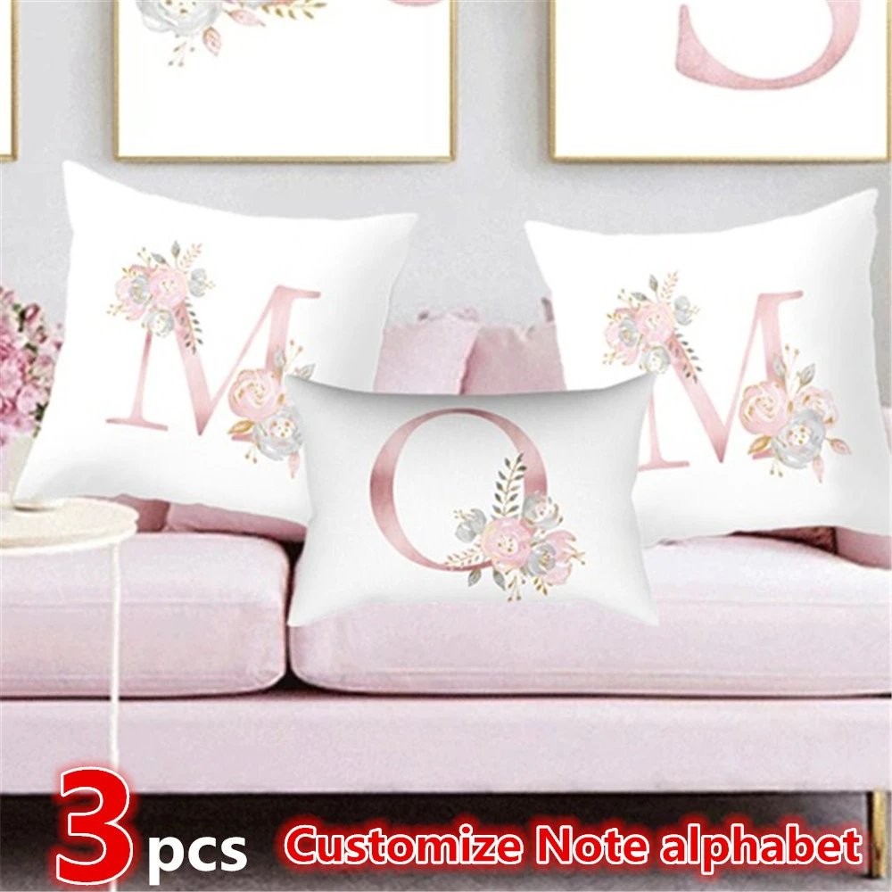 

Короткая плюшевая наволочка на сиденье с розовыми буквами на заказ, украшение для свадебной вечеринки, свадебные украшения, декоративная п...