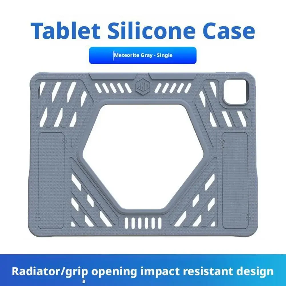 Фото Чехол YTGEE H6 из силикона для iPad, совместимый с 360-градусной защитой №1
