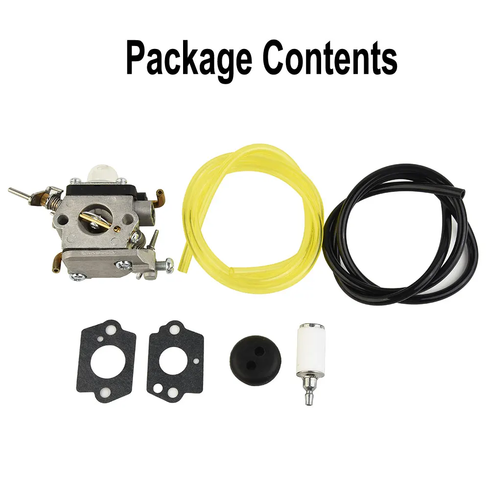 

\\\"Streamline Your Trimming Experience Carburetor Replacement Kit for Husqvarna 122C 122LDX with Gasket & Fuel Line\\\"