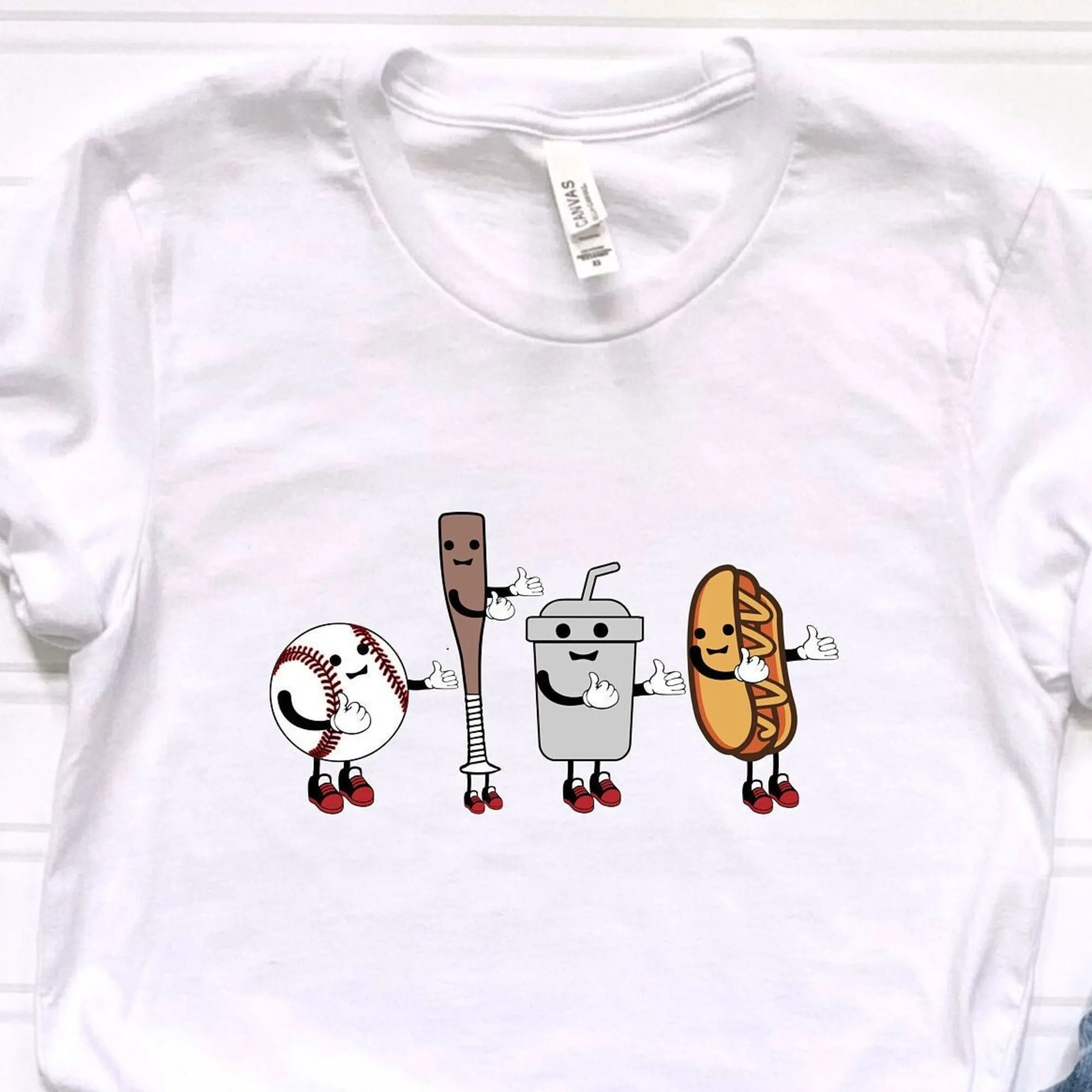 Футболка Бейсбольного фаната с длинным или коротким рукавом