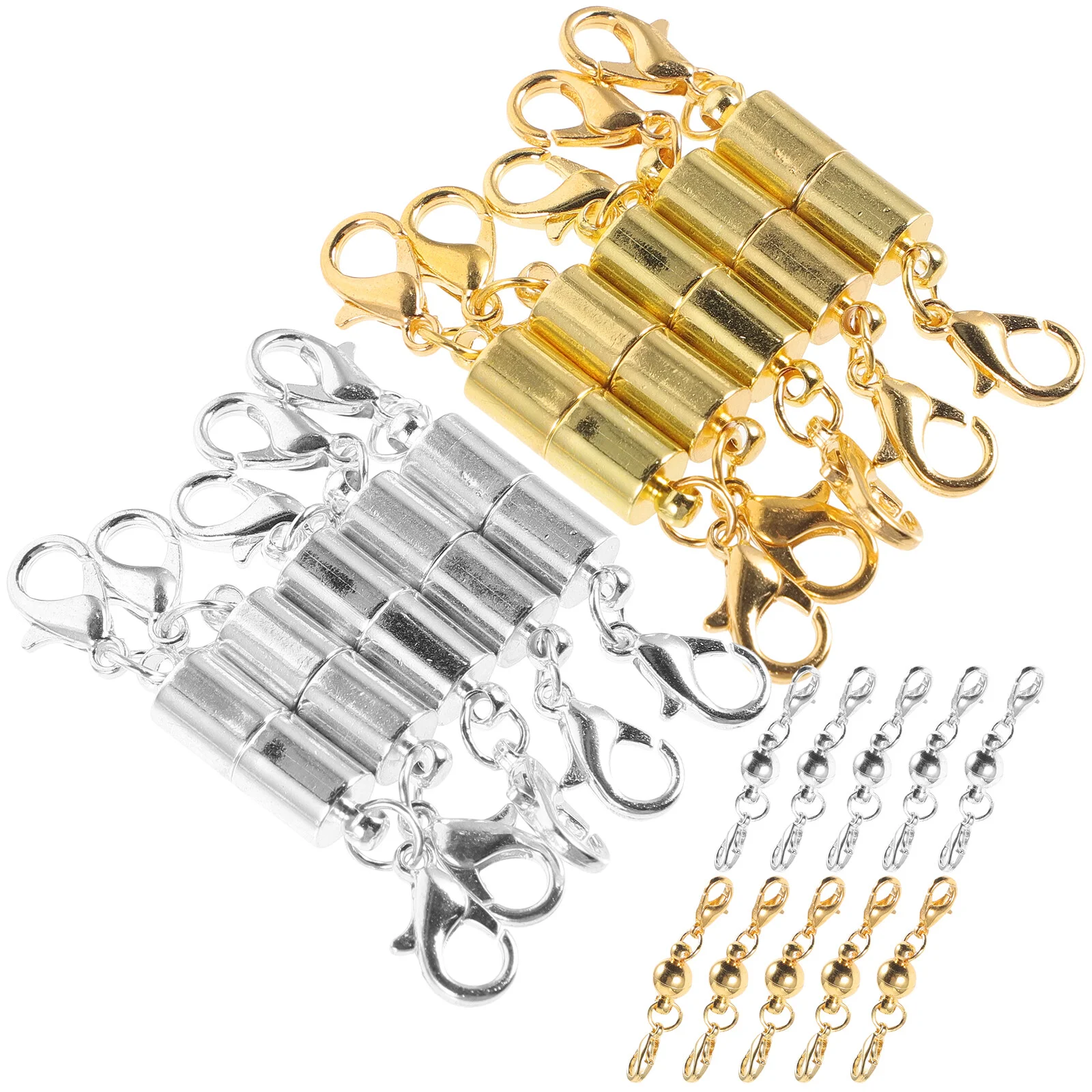 20 Pcs Magnet Magnetic Bracelet Claspss Bracelet Buckle Making Metal Closures Necklace