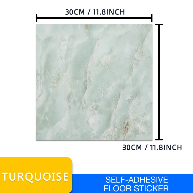

10/20 шт., ПВХ, имитация мрамора, наклейки на пол, самоклеящиеся наклейки на стену, водонепроницаемые наклейки для ванной комнаты, гостиной, современные украшения