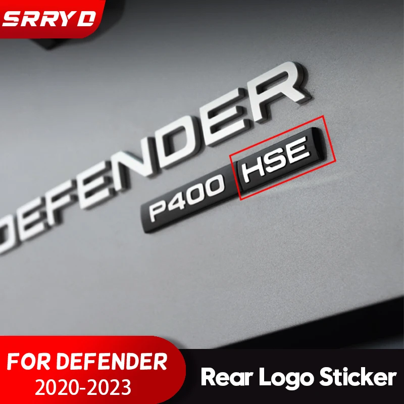 Эмблема P300/P380/S/SE/HSE/P300S/P380SE/P380/HSE для Land Rover Defender, 3d-логотип багажника, брызговик