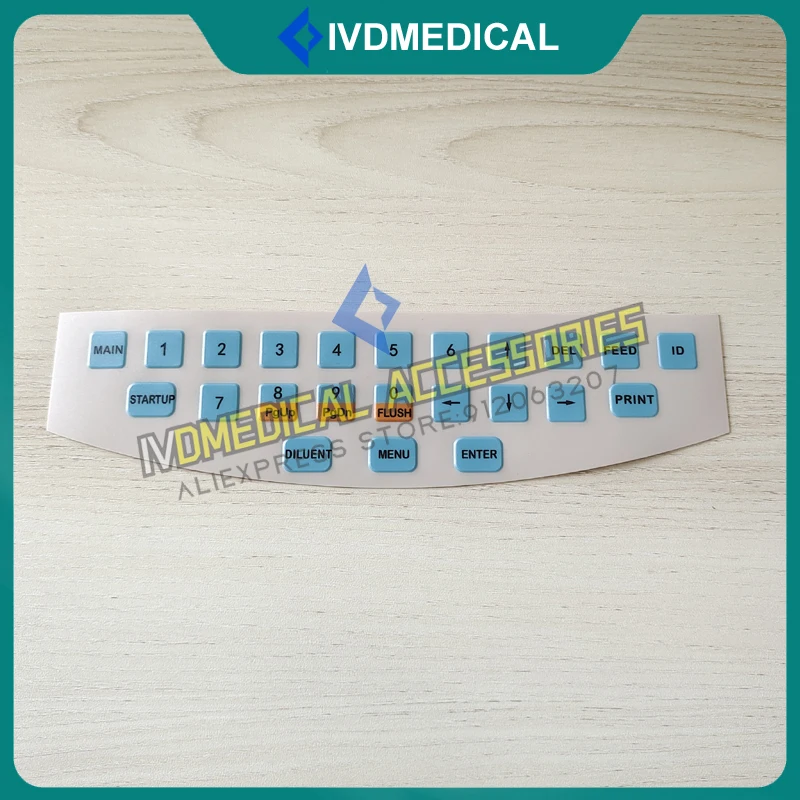 Mindray BC3000Plus BC3200 BC3000 BC3000CT Hematology Analyzer Button Membrane Keyboard Panel Keypad Panel English