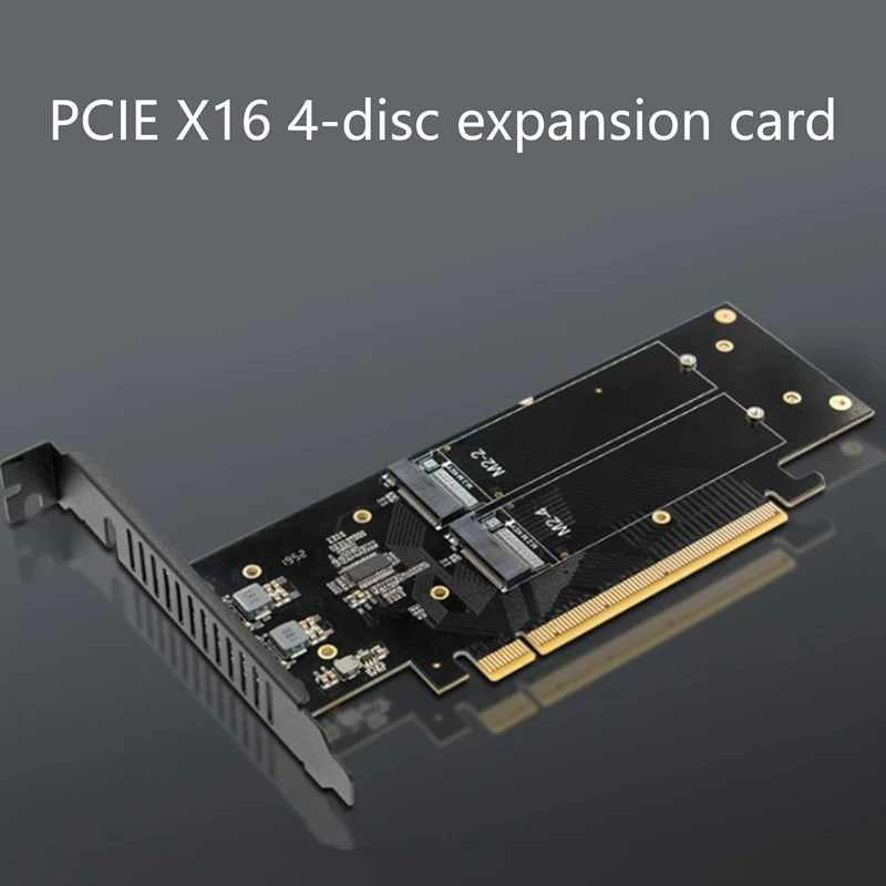 Ihyper M2 Pcie3.0 X16 To 4X Nvme Adapter Card 4-Disk Array Pcie Signal Split Vroc Raid